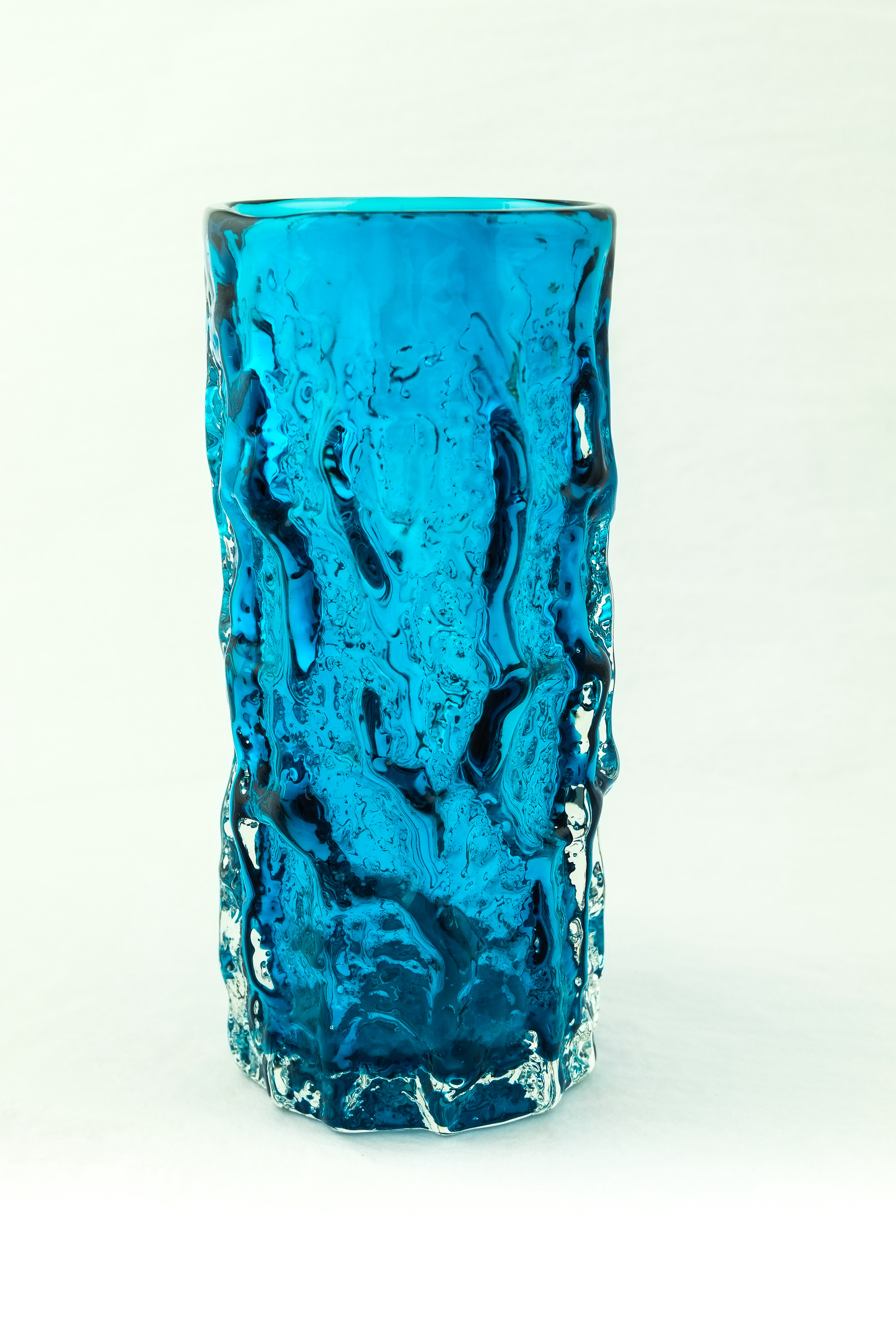 Image of 6" Bark Vase - Kingfisher